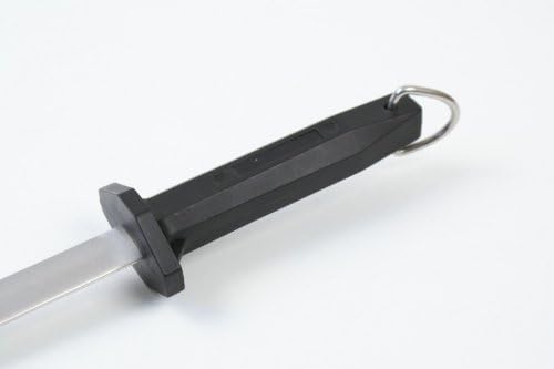 GRÄWE Diamant-Wetzstahl - Härte 70-80 HRC - Messerschärfer mit Diamantbeschichtung - oval - Zuglänge