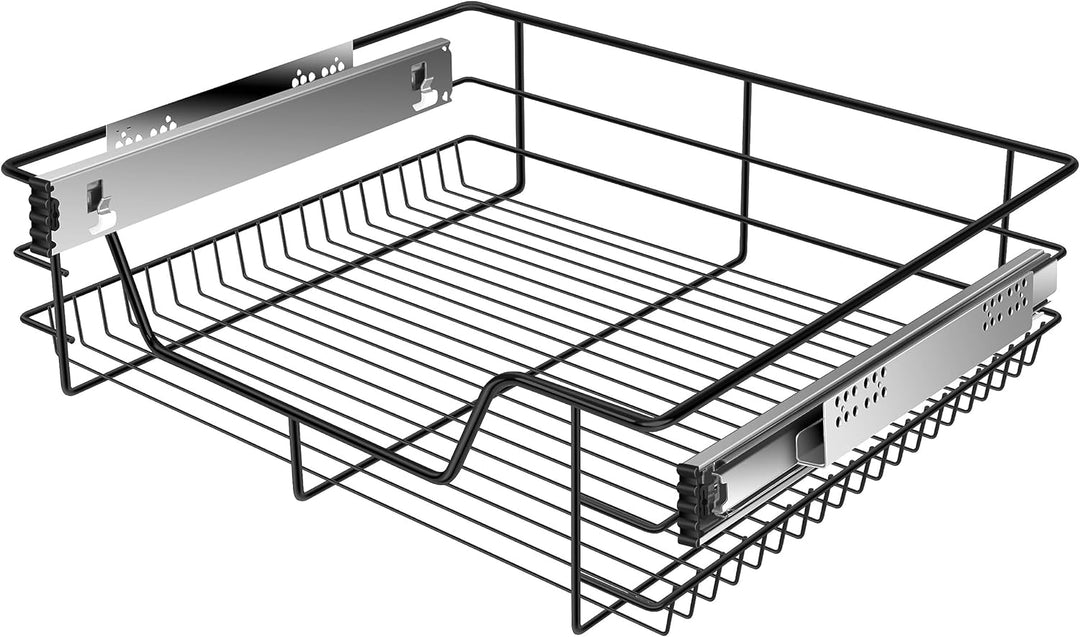 KESSER® Teleskopschublade 60 cm ✓ Küchenschublade ✓ Küchenschrank ✓ Korbauszug ✓ Schrankauszug ✓ Vol