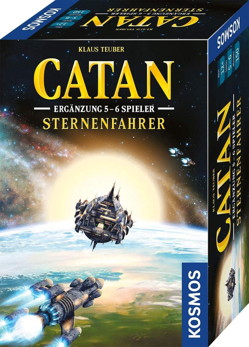 KOSMOS 680466 Catan - Sternenfahrer Ergänzung für 5-6 Personen, Ergänzung zur Catan Sternenfahrer Er