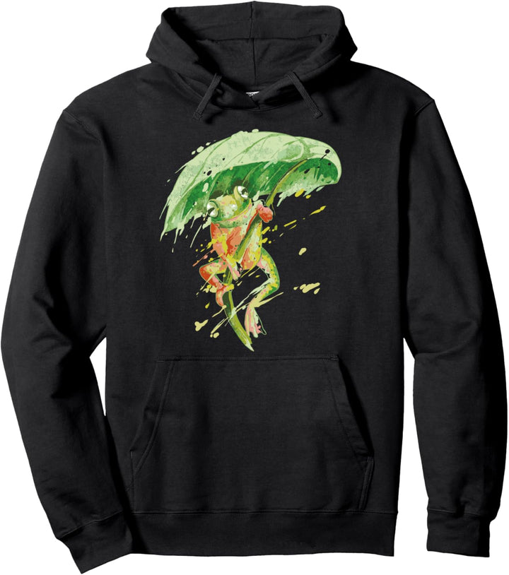 Grüner Frosch - Kröte Pullover Hoodie