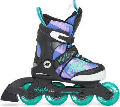 K2 Skates Mädchen Inline Skates MARLEE BEAM, purple-green L (EU: 35-40 / UK: 3-7 / US: 4-8) purple -