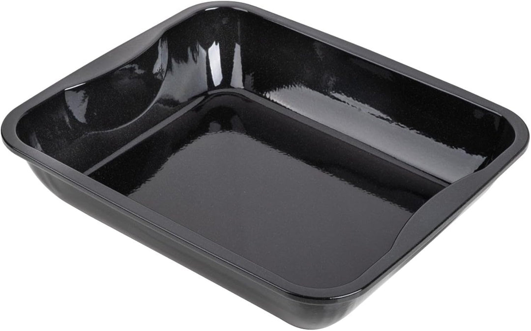 Zenker XXL Bräter Emaille (40 x 8 x 34 cm) SPECIAL COOKING, rechteckige Ofenform mit Emaille-Versieg
