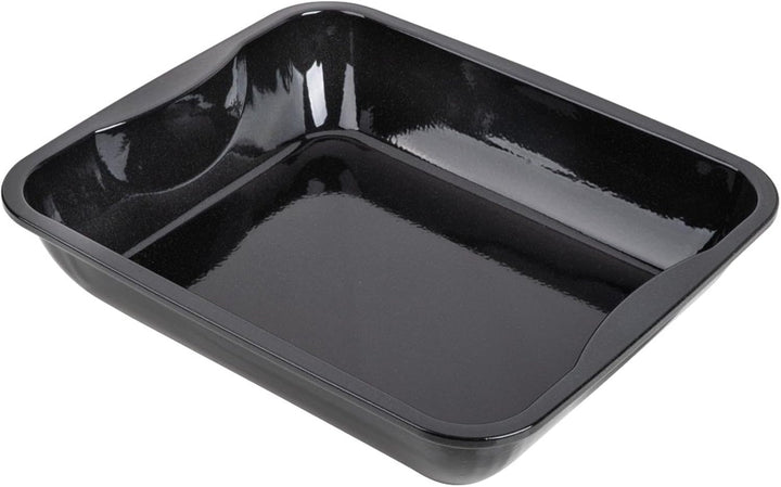 Zenker XXL Bräter Emaille (40 x 8 x 34 cm) SPECIAL COOKING, rechteckige Ofenform mit Emaille-Versieg