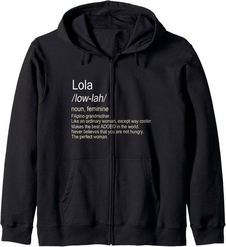 Lola Filipino Oma Definition Kapuzenjacke