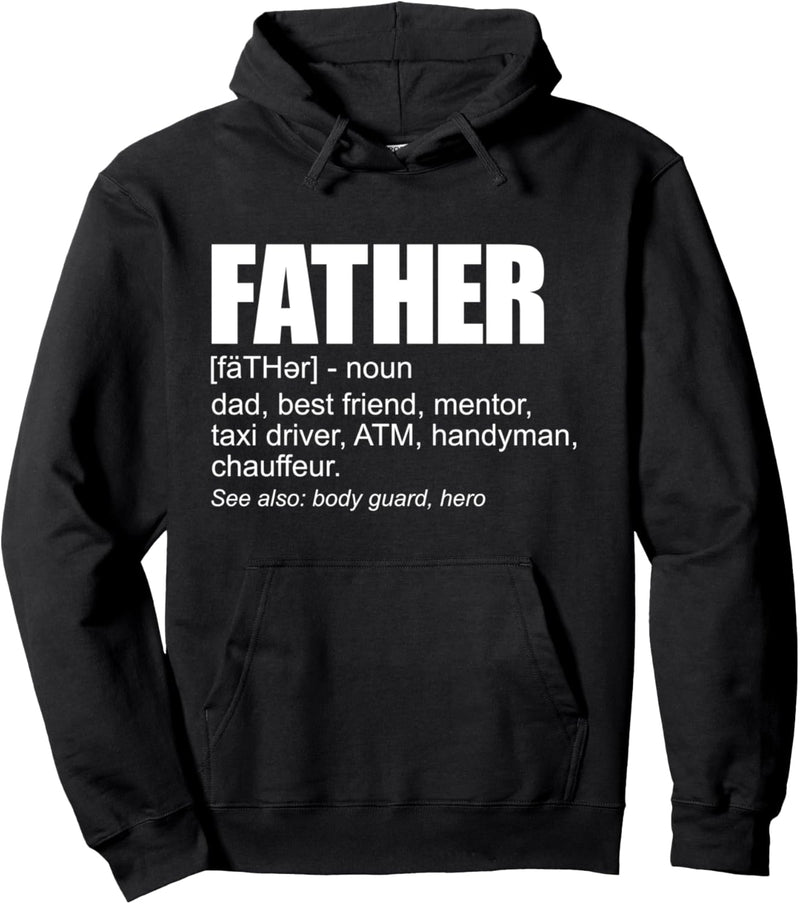 Father Definition Lustiges Papa Geschenk Daddy Handyman Dad Pullover Hoodie