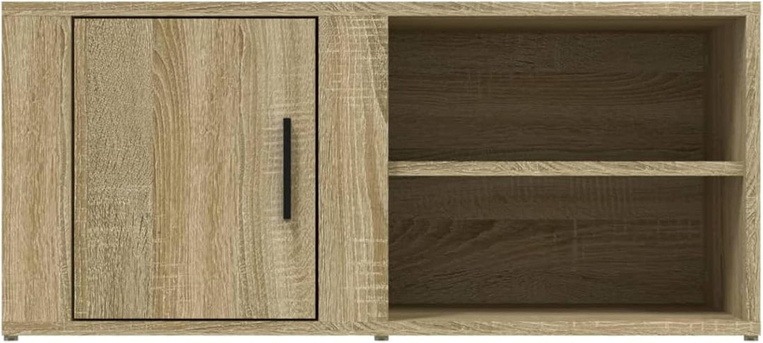 Tidyard 2 Stk. TV Schrank mit 3 Fächer Lowboard TV Möbel Fernsehschrank Fernsehtisch TV Board Fernse