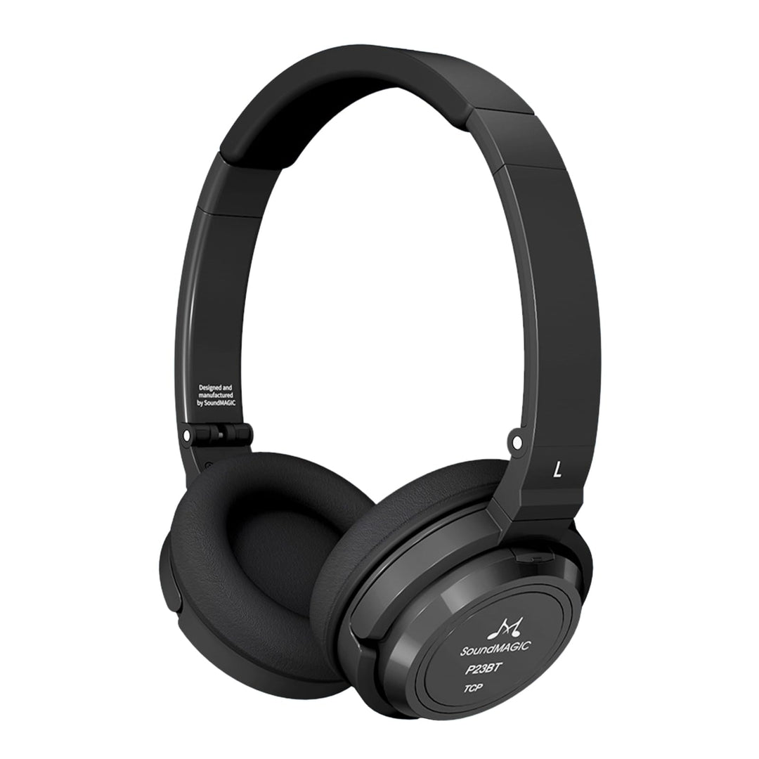 SoundMAGIC P23BT Handy On-Ear Bluetooth Headphones, CVC Noise Cancelling Microphone HiFi Sound Stabl