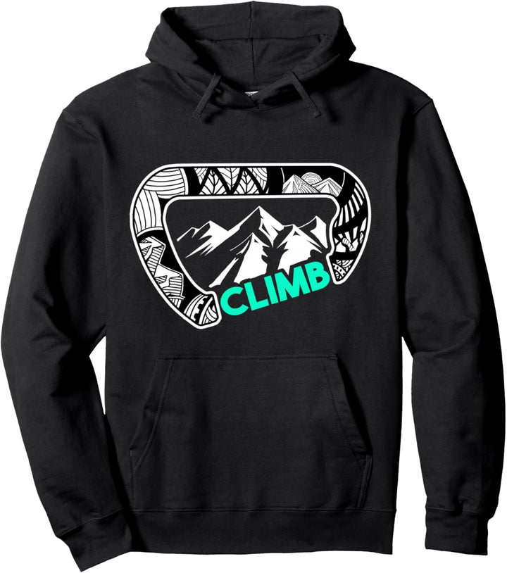 Carabiner Felsklettern Geschenke drucken Klettern Bouldern Pullover Hoodie