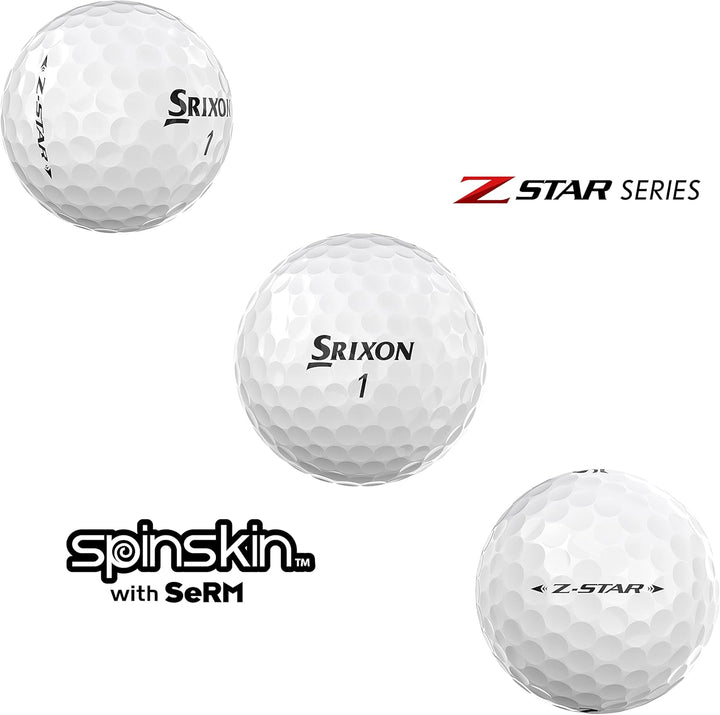 Srixon 24 Z-Star Golfbälle Einheitsgrösse Weiss/opulenter Garten, Einheitsgröße Weiss/opul