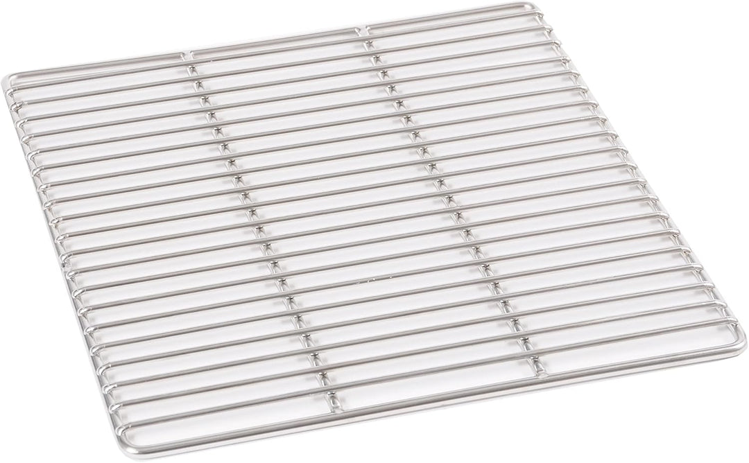 Grillrost 30 x 30 cm aus Edelstahl rostfrei und elektropoliert Grillstabdurchmesser 4 mm, Grillstaba