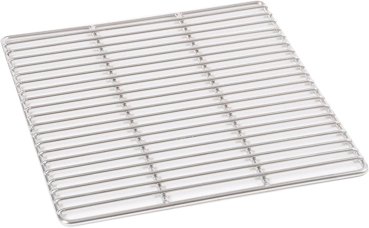Grillrost 30 x 30 cm aus Edelstahl rostfrei und elektropoliert Grillstabdurchmesser 4 mm, Grillstaba