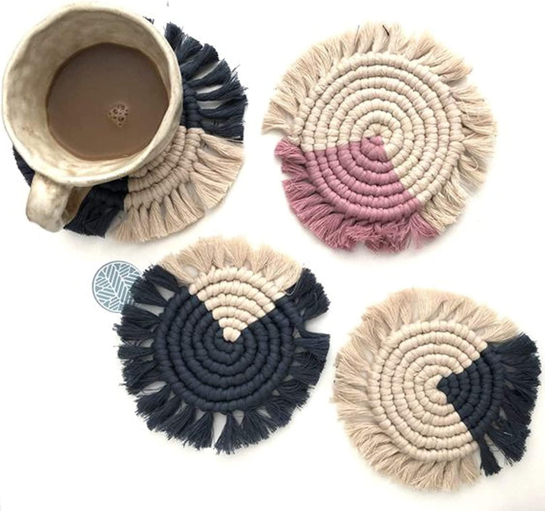Makramee Garn Schwarz, Homewit Premium Makrame Macrame 3mm x 300m Macrame Cord und Garn für Makramee