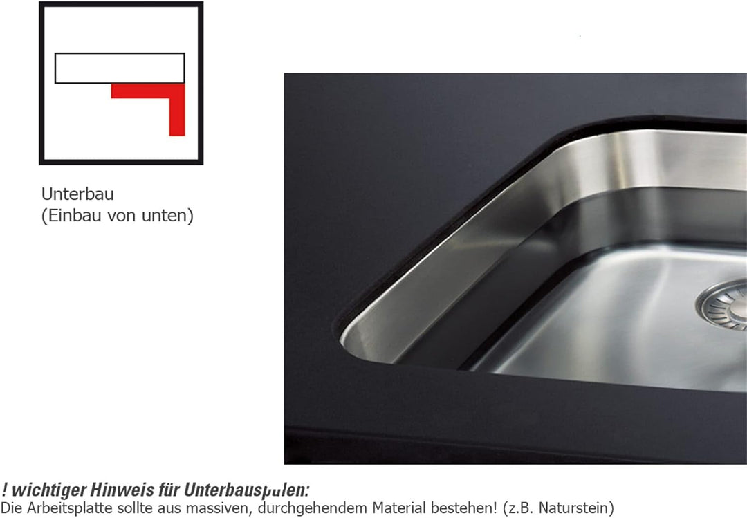 Franke Box BXX 110-45 Edelstahlspüle glatt - 122.0375.258 Unterbau