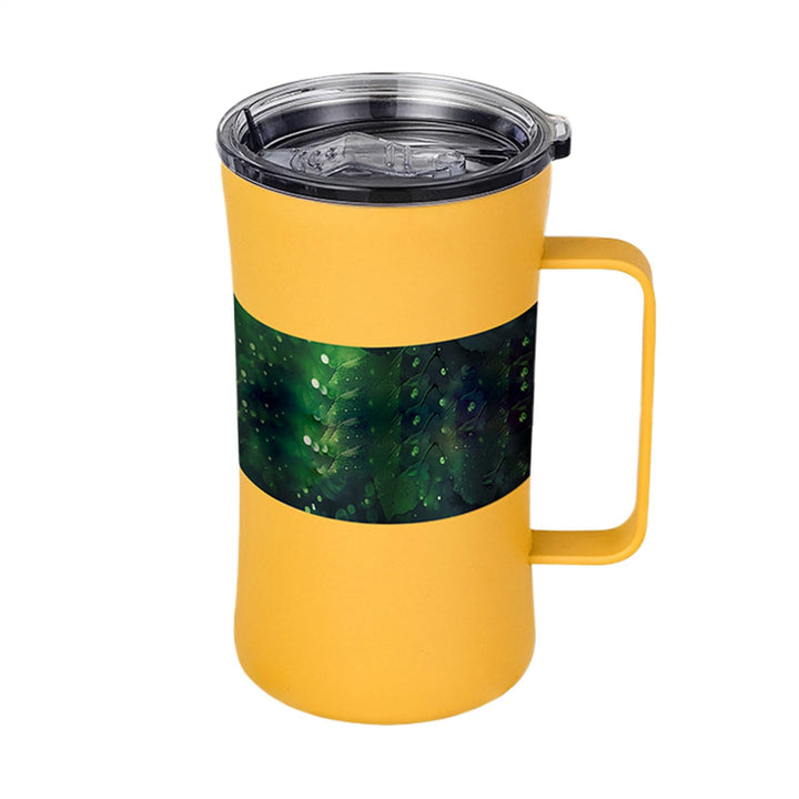 Generisch Isolierbecher Mit Griff | Tragbarer Trinkbecher Mit Deckel | Spritzwassergeschützter Isoli
