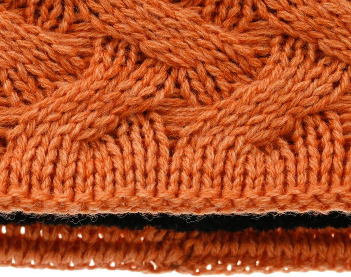 LIERYS Fauske Stirnband Damen mit Schurwolle 55-60 cm - Made in Germany - 10,5 cm breit - Innenfutte