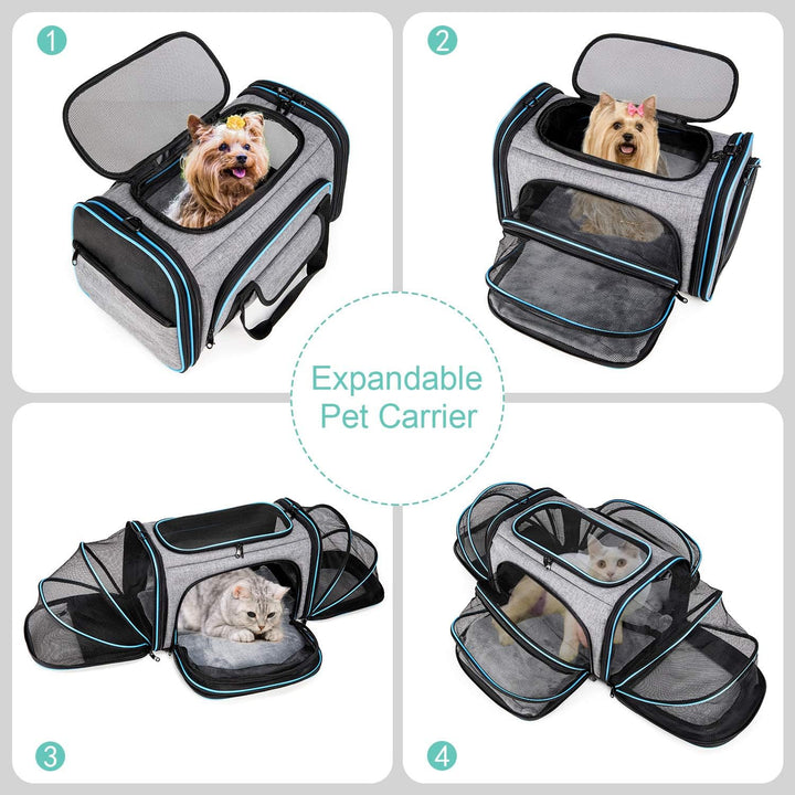 BERTASCHE Tragetasche für Katze Hund Transporttasche Reisetasche für Auto