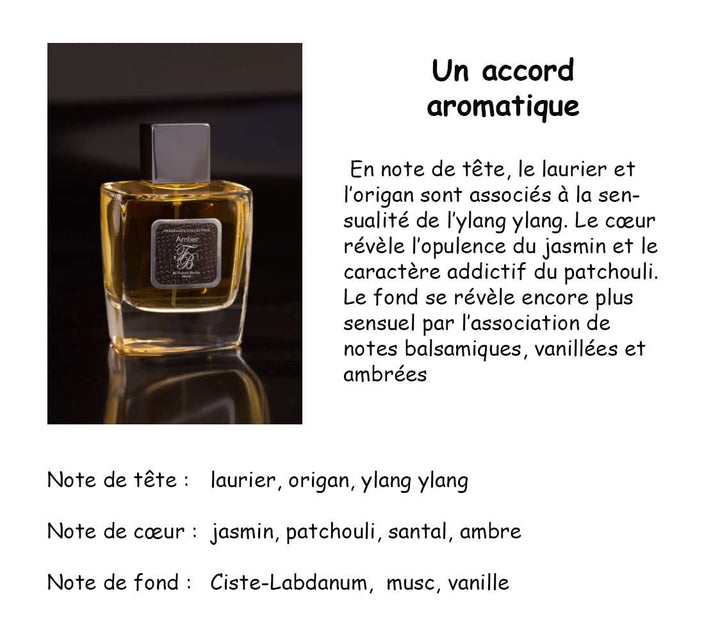 Franck boclet Eau de Parfum Amber, 100 ml 100 ml, 100 ml