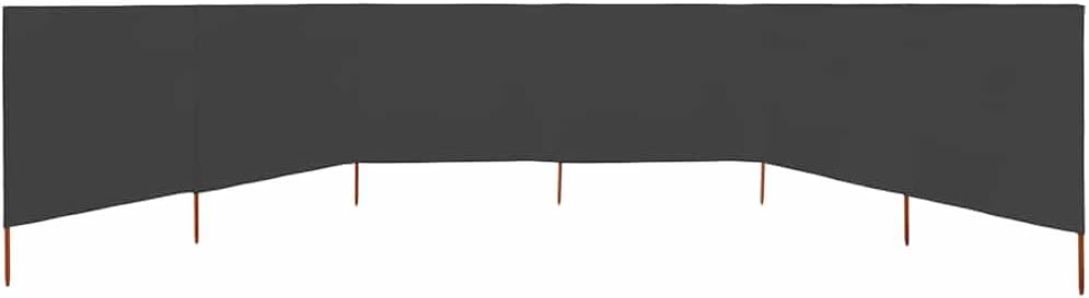 Faltbarer Strand-Windschutz mit 6 Paneelen, 800 cm lang und 120 cm hoch, langlebiger Wind- und Winds