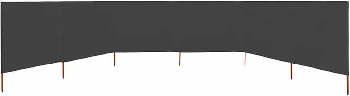 Faltbarer Strand-Windschutz mit 6 Paneelen, 800 cm lang und 120 cm hoch, langlebiger Wind- und Winds