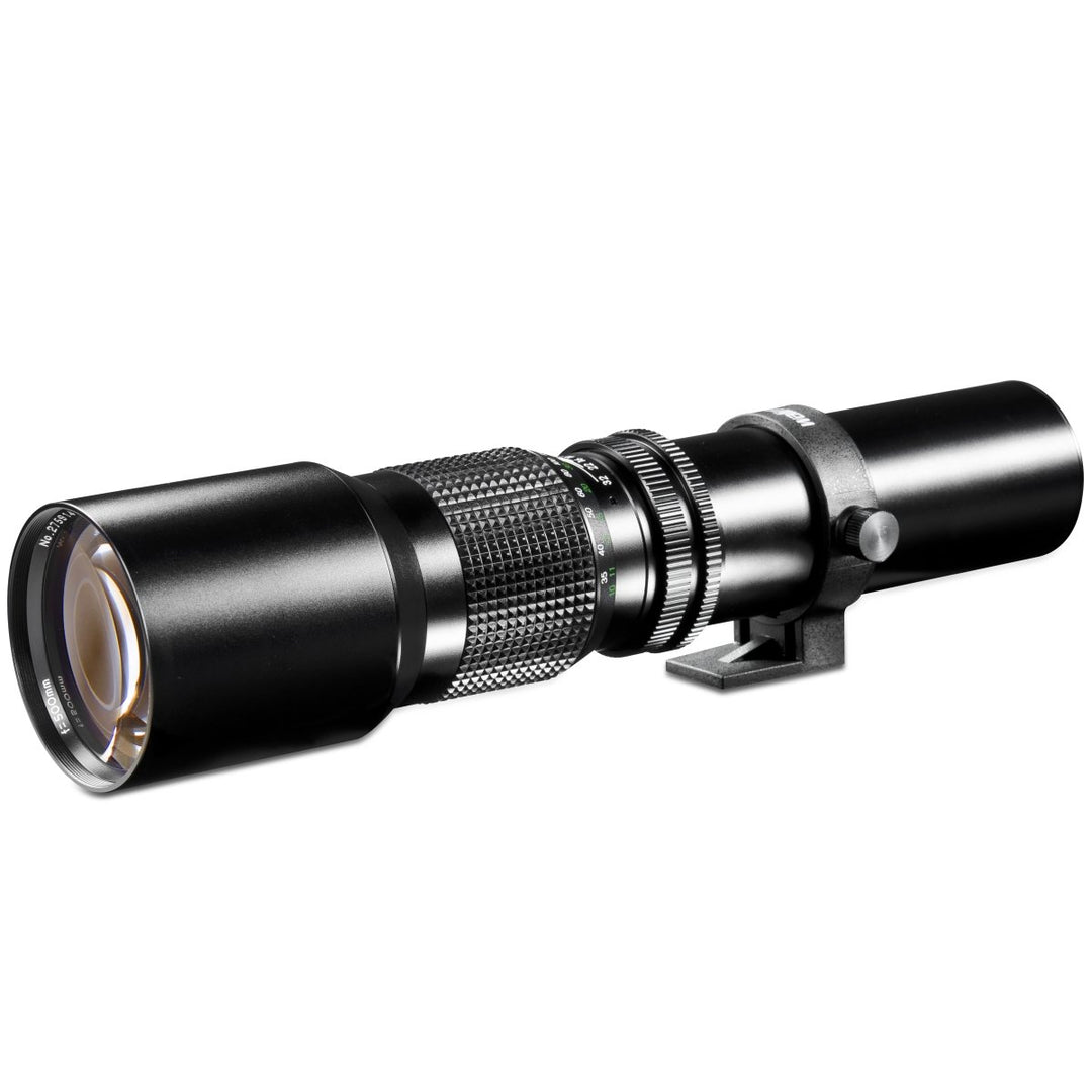 Walimex 500mm 1:8,0 CSC-Objektiv für Micro Four Thirds Bajonett schwarz ( für Vollformat gerechnet,