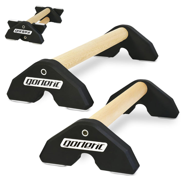 LowFit PRO Gorletic Calisthenics Parallettes - Gymnastik Parallettes, einfacher Transport, Athleten