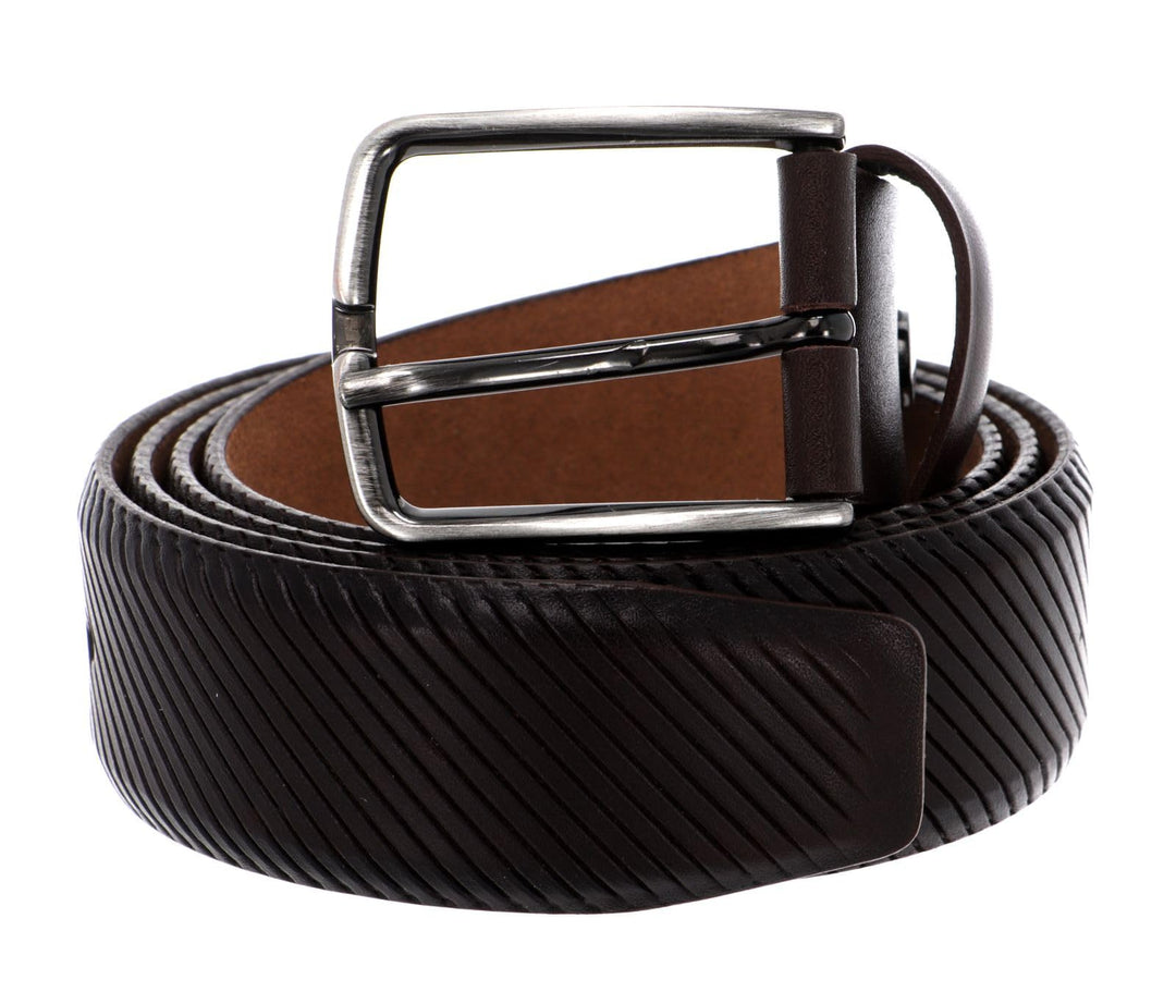 Vanzetti 35mm Leather Belt W105 Dark Brown - kürzbar