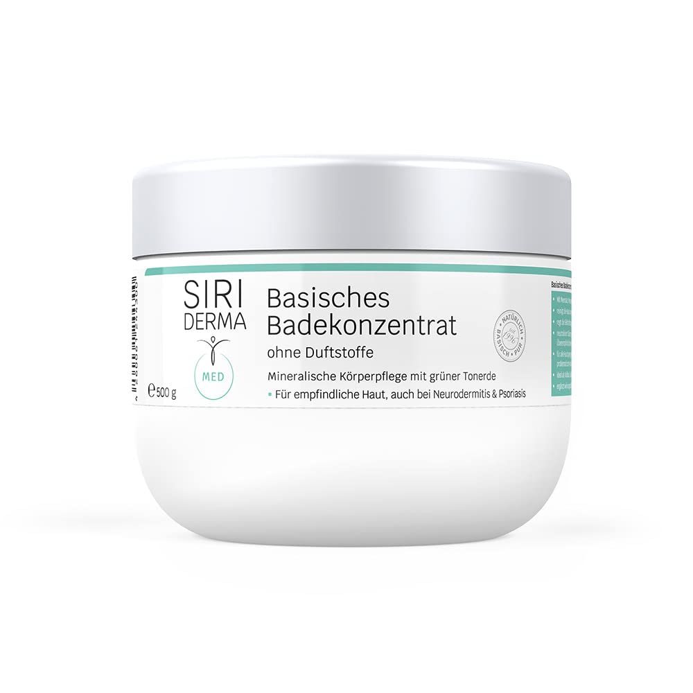 SIRIDERMA Basisches Badekonzentrat | Basenbad ideal als Vollbad, Fussbad und basische Waschung | Auc