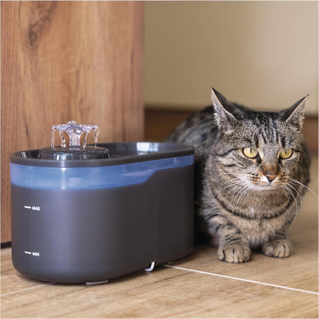 EMOS - GoSmart Katzenbrunnen 2,6 l mit Filtrationssytem - WLAN Pet Care Trinkbrunnen für Hund und Ka
