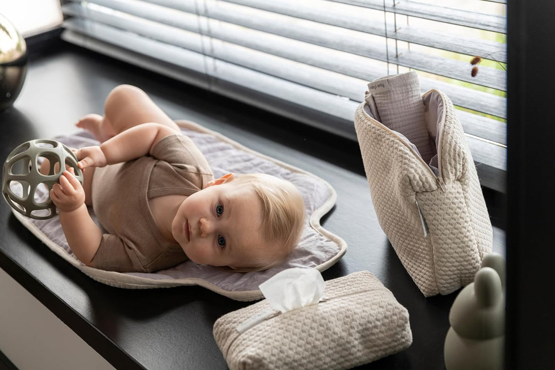 BO Baby's Only - Wickelunterlage Sky - Wickelauflage - Ideal für unterwegs - Mit praktische Tasche f
