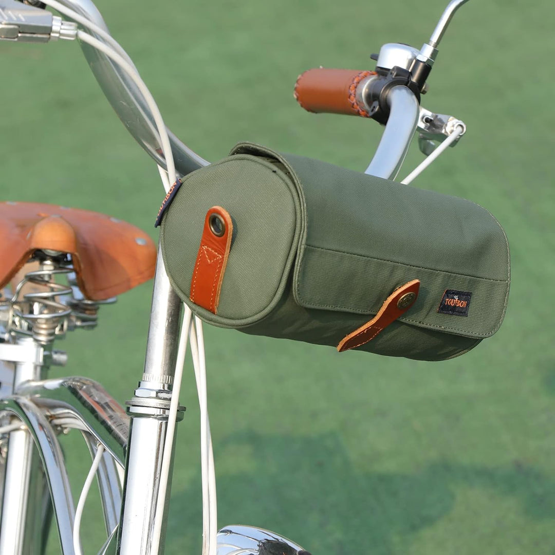 TOURBON Cycling Front Lenkertasche wasserdichte Werkzeugtasche für Fahrradtaschen - Grün