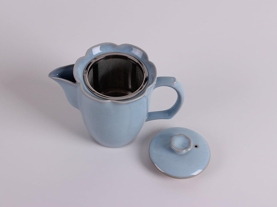 TEA SOUL B6021247 Set Mit Teekanne Und 2 Bechern, blau