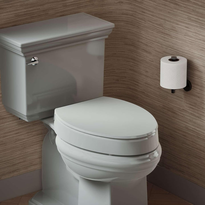 Kohler Hyten Toilettensitz, verlängert, mit Absenkautomatik, Weiss Elongated Weiss, Elongated Weiss