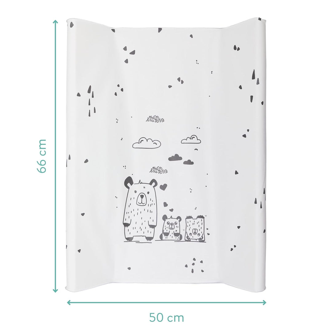 Fillikid Wickelauflage 2-Keil Exclusiv/Wickelmulde 50x65 cm/Wickelunterlage mit abwaschbarer Folienb