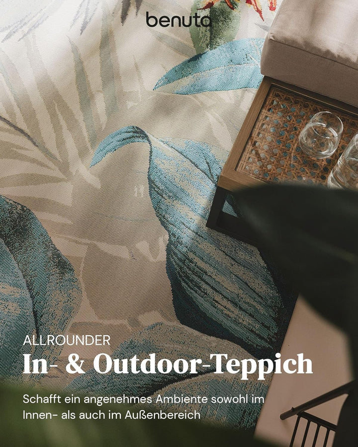 benuta In- & Outdoor-Teppich Artis Multicolor 80x165 cm 80x165 cm Multicolor, 80x165 cm Multicolor