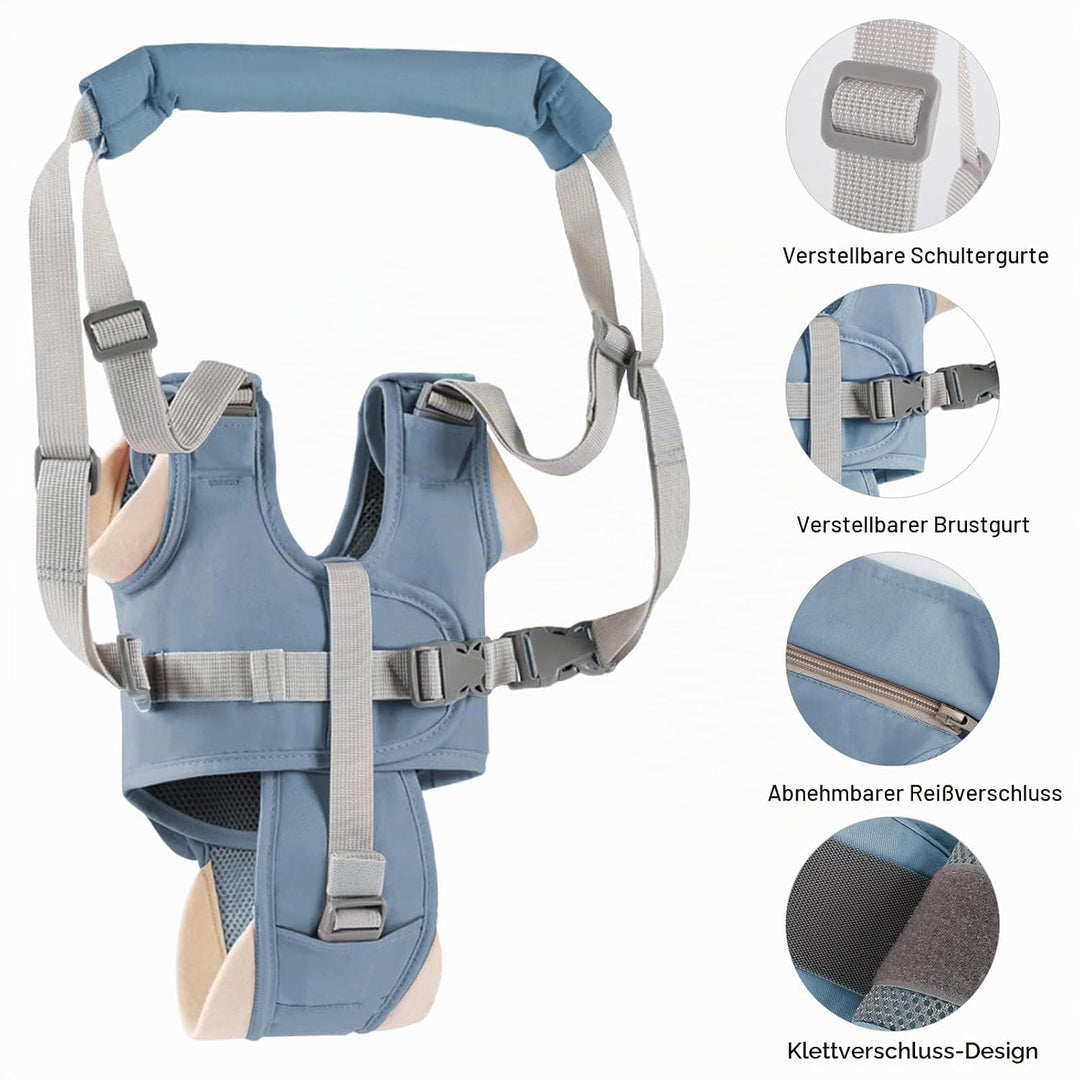 IULONEE Lauflernhilfe Gehhilfe für Baby Einstellbar Ergonomisch Stehen Gehen Lernen Helfer Verstellb