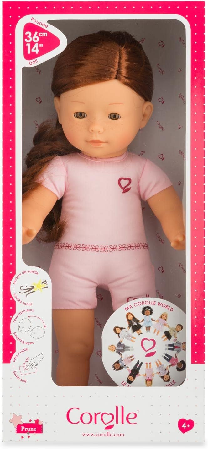 Corolle 9000200070 - MaCorolle, Prune, Französische Puppe mit Charme und Vanilleduft, 36 cm