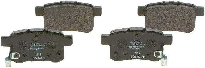 Bosch BP1228 Bremsbeläge - Hinterachse - ECE-R90 Zertifizierung - vier Bremsbeläge pro Set