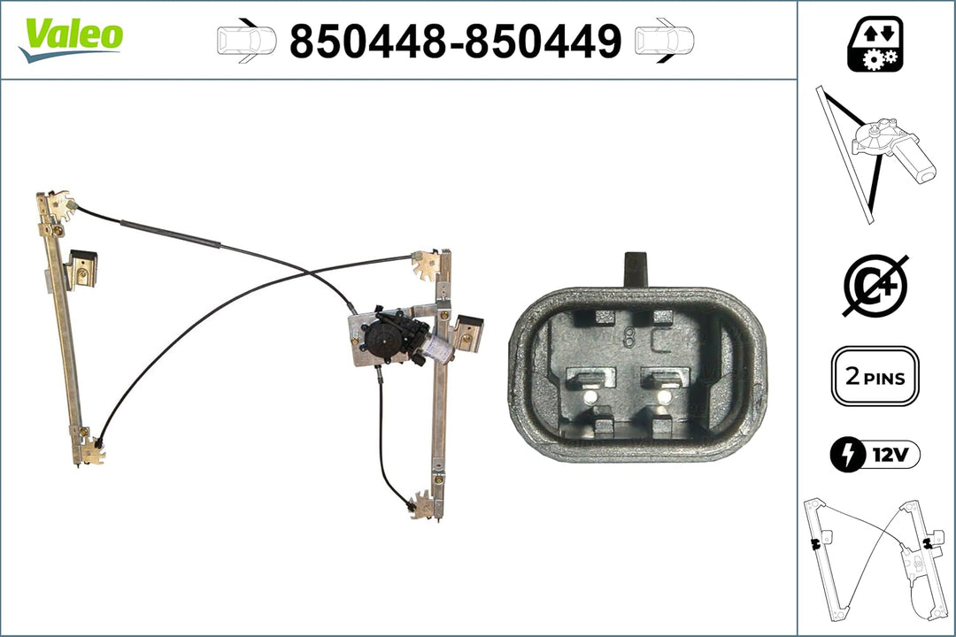 VALEO Fensterheber 850448