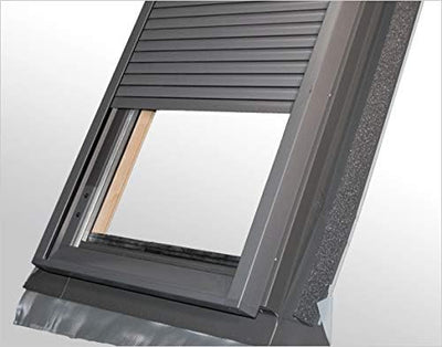 Dakea Aussenrollladen Für Balio C2A 55x72cm Holz Dachfenster Aussenrollladen elektrisch mit Steuerun