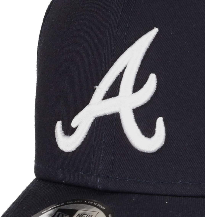 New Era MLB Cap verstellbar Basecap 9forty Baseball Kappe NY LA Rear Logo Einheitsgrösse Atlanta-Nav