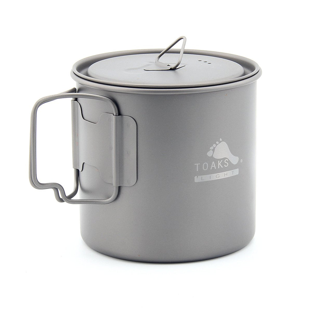 TOAKS Outdoor Camping Titan Cup und Titan Topf 650ml Becher, 650ml Becher