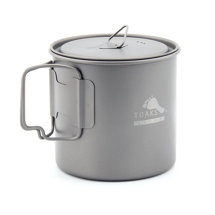 TOAKS Outdoor Camping Titan Cup und Titan Topf 650ml Becher, 650ml Becher