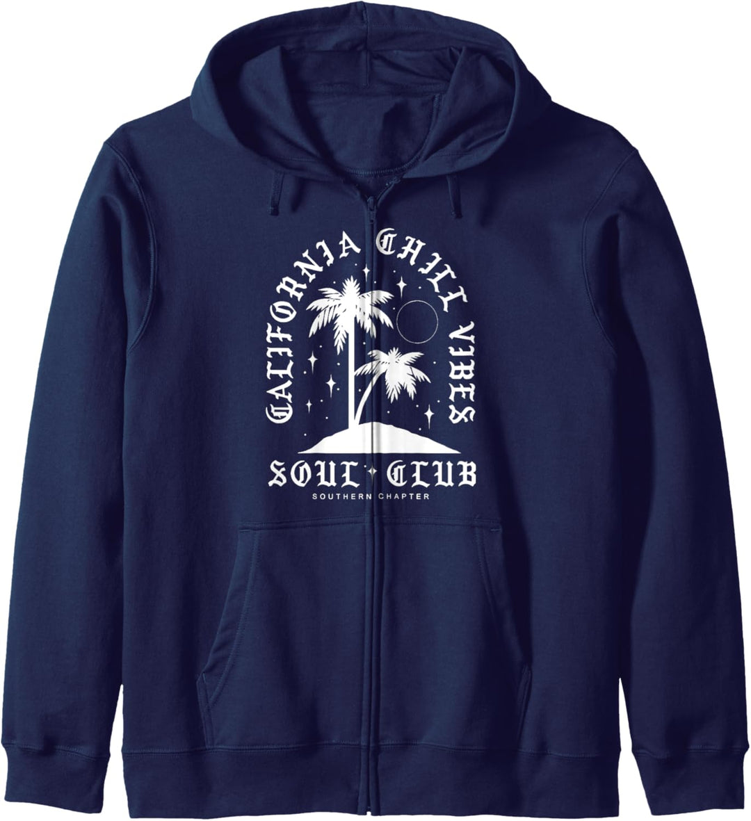 California Chill Vibes Urban Streetwear Soul Club Kapuzenjacke