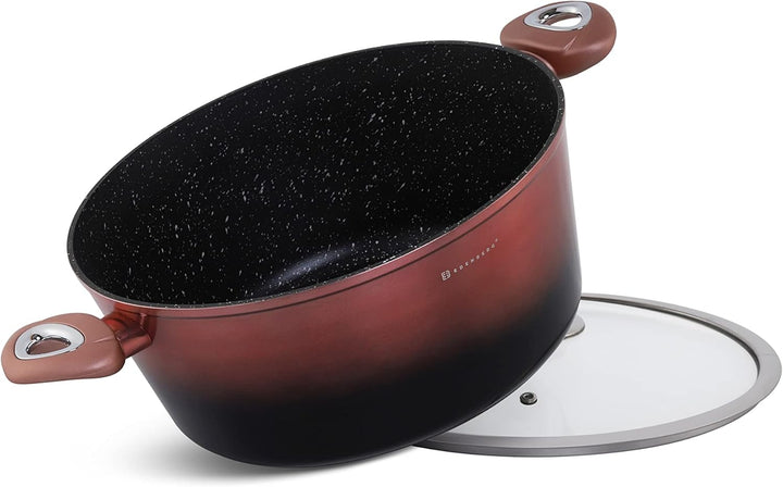 B EDENBERG Decorate Your Kitchen 15 TLG Topfset Induktion, Töpfe & Pfannen beschichtet, Kochtopf Set