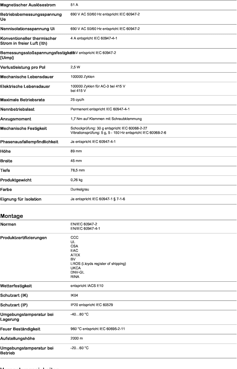 Schneider Electric | GV2ME08 - Motorschutzschalter, 3p, 2,5-4A, Tasterbetätigung, Schraubanschluss -