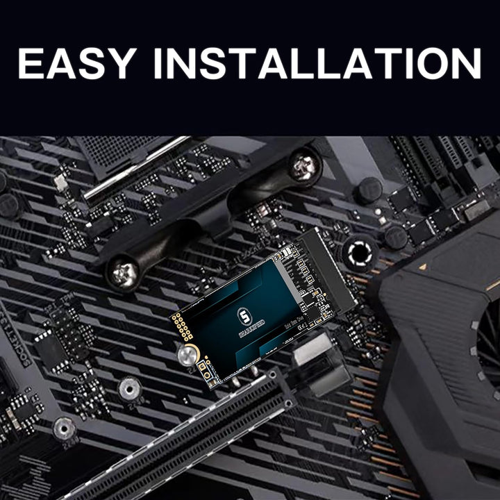 SSD 512GB M.2 2242 NVMe 42mm PCIe Gen 3.0x4， Lesen bis zu 2.200MB/s, Festplatte Interne Solid State