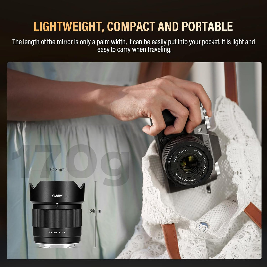 VILTROX 35mm F1.7 XF Autofokus Objektive für Fuji X Mount Kamera Objektive Pro Standard Camera Lense