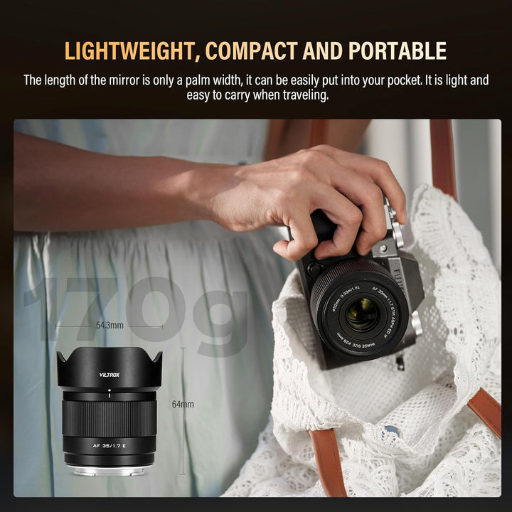 VILTROX 35mm F1.7 XF Autofokus Objektive für Fuji X Mount Kamera Objektive Pro Standard Camera Lense