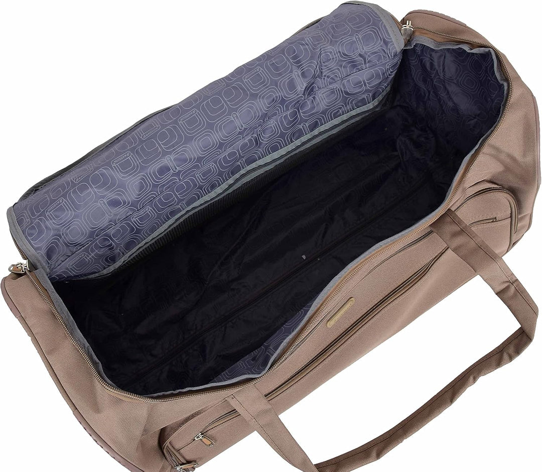 HL472 Trolleytasche mit Rädern, gross, Beige, beige, L, Reisetasche mit Rollen