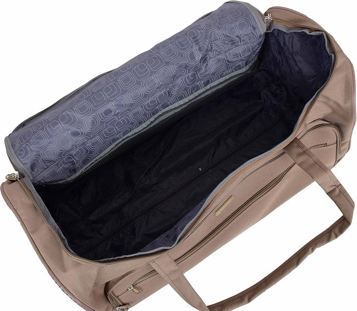 HL472 Trolleytasche mit Rädern, gross, Beige, beige, L, Reisetasche mit Rollen